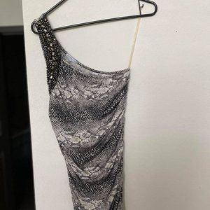 Unique Black and White Party Dress